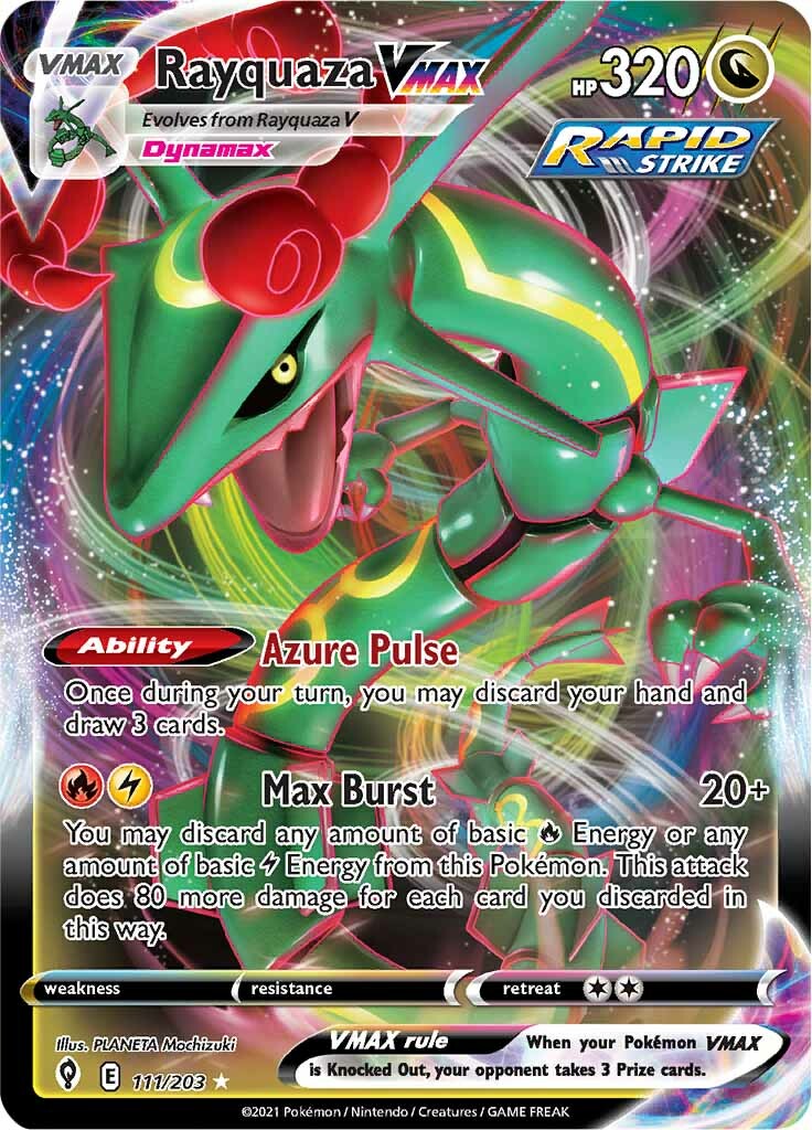 Rayquaza VMAX (111/203) [Sword & Shield: Evolving Skies] | Pegasus Games WI