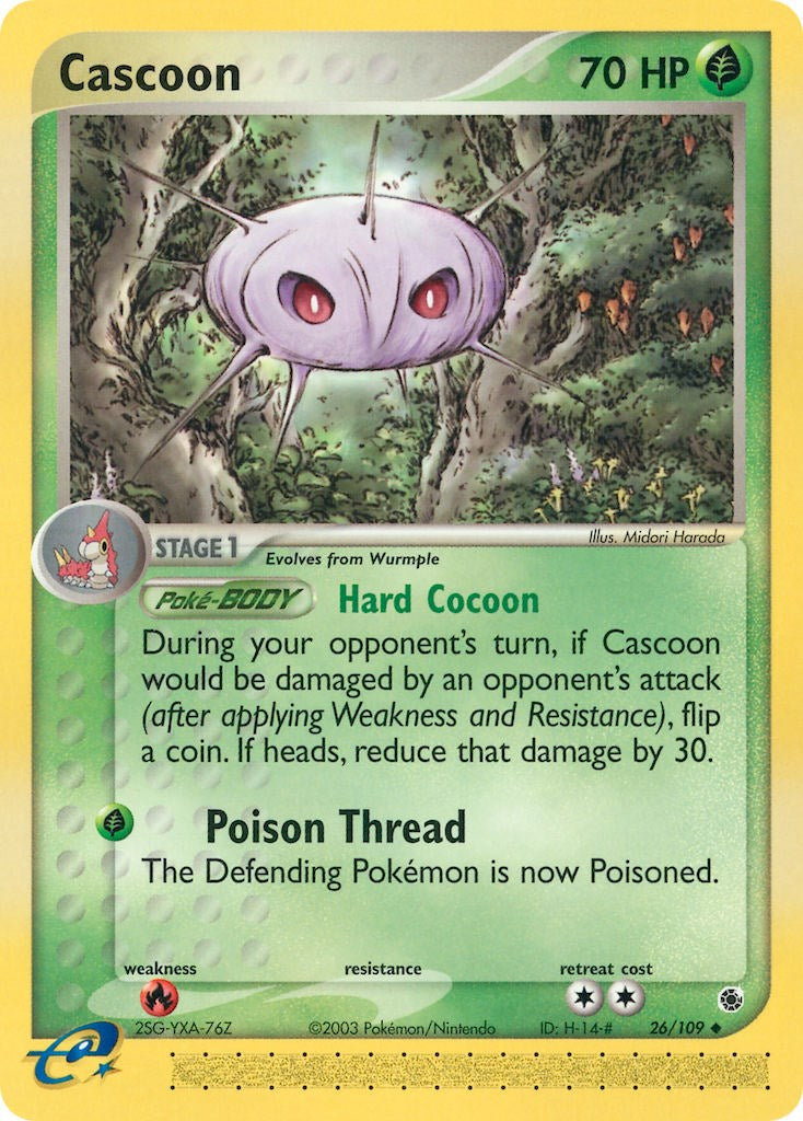 Cascoon (26/109) [EX: Ruby & Sapphire] | Pegasus Games WI