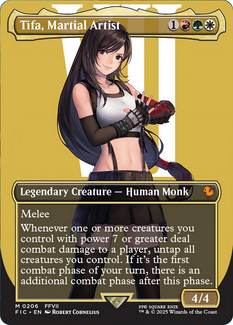 Tifa, Martial Artist (Borderless) [FINAL FANTASY Commander] | Pegasus Games WI