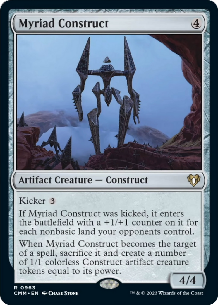 Myriad Construct [Commander Masters] | Pegasus Games WI