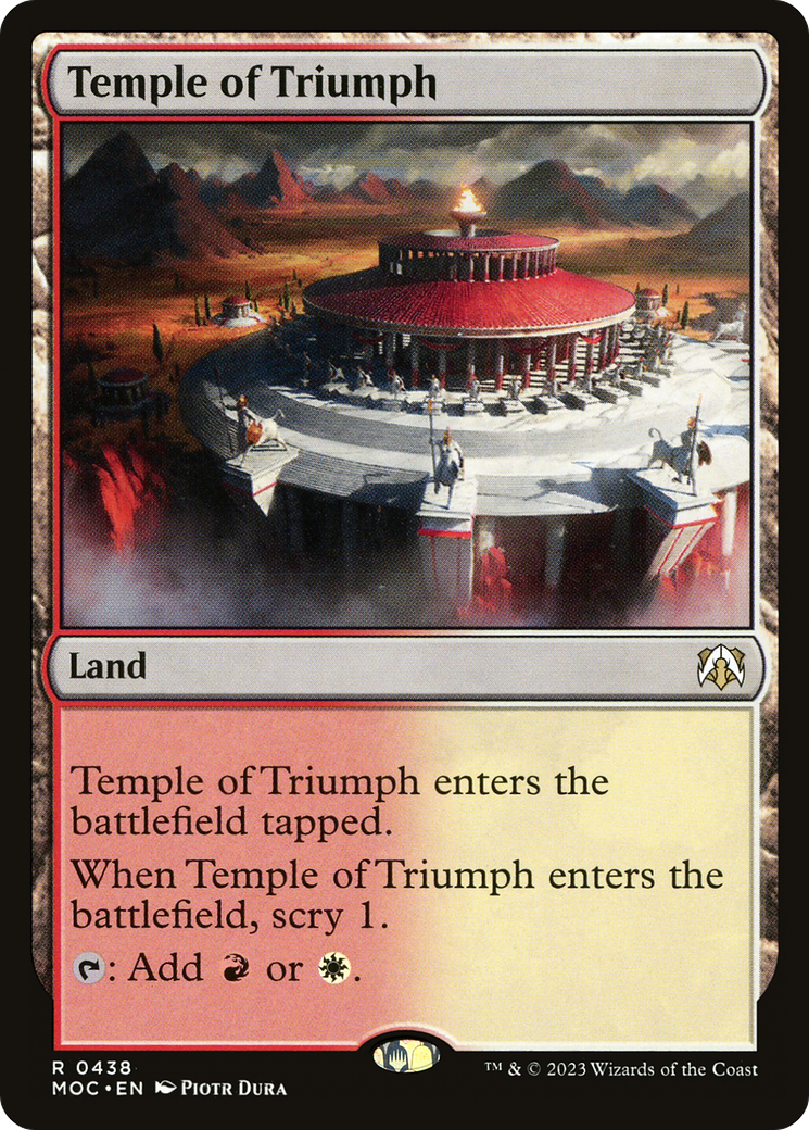 Temple of Triumph [March of the Machine Commander] | Pegasus Games WI