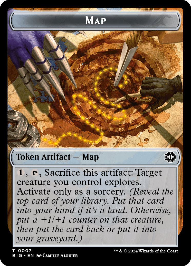 Map // Plot Double-Sided Token [Outlaws of Thunder Junction Tokens] | Pegasus Games WI