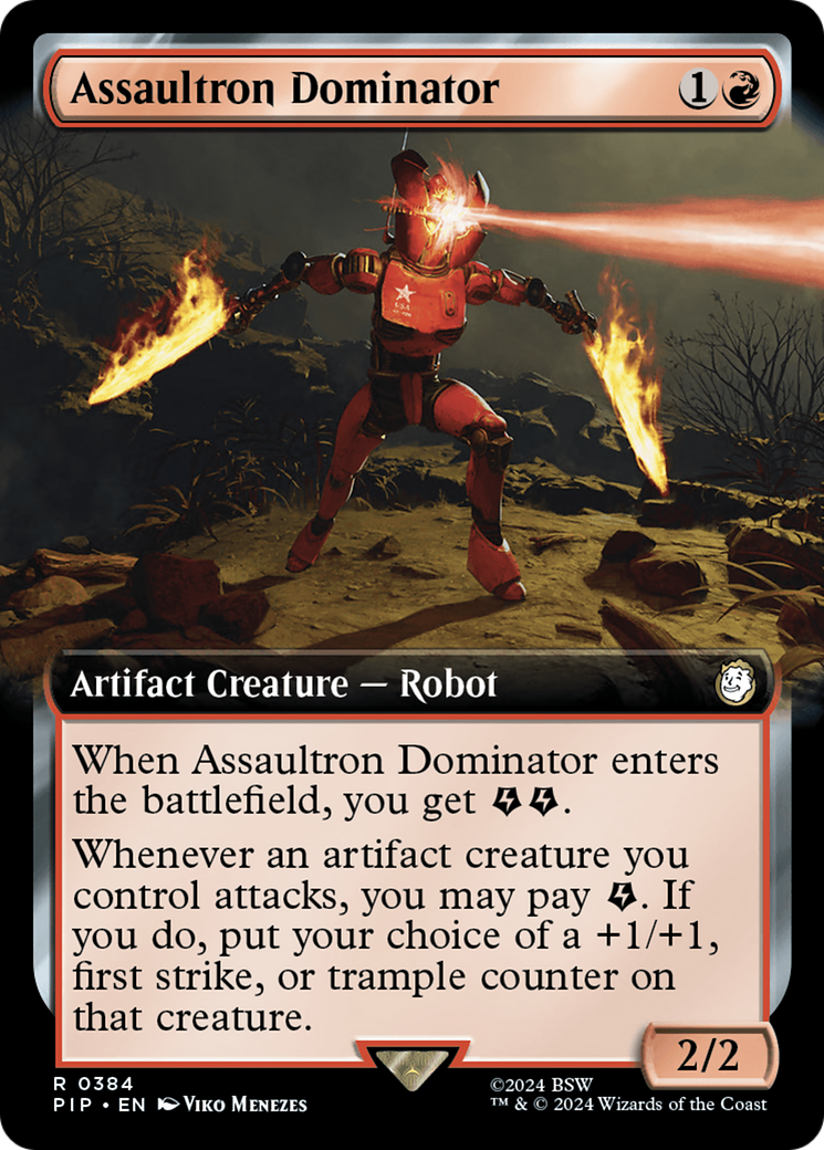 Assaultron Dominator (Extended Art) [Fallout] | Pegasus Games WI