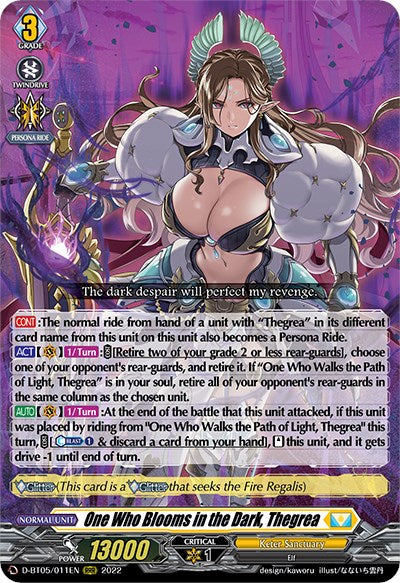 One Who Blooms in the Dark, Thegrea (D-BT05/011EN) [Triumphant Return of the Brave Heroes] | Pegasus Games WI