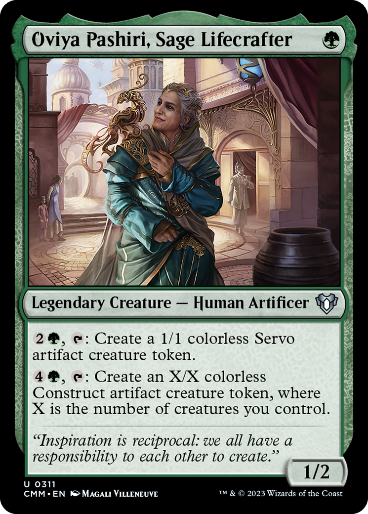 Oviya Pashiri, Sage Lifecrafter [Commander Masters] | Pegasus Games WI