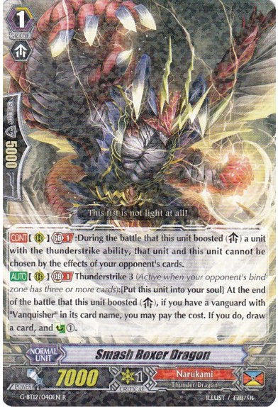 Smash Boxer Dragon (G-BT12/040EN) [Dragon King's Awakening] | Pegasus Games WI