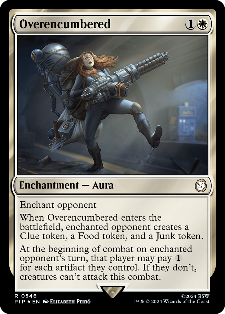 Overencumbered (Surge Foil) [Fallout] | Pegasus Games WI