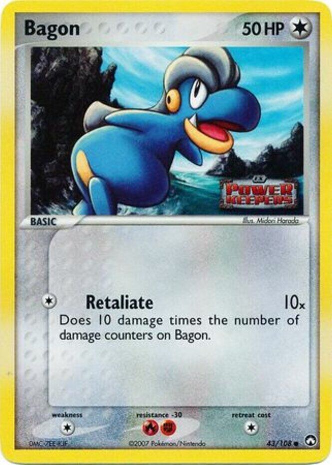 Bagon (43/108) (Stamped) [EX: Power Keepers] | Pegasus Games WI