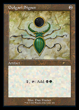 Golgari Signet (Retro) [Secret Lair Drop Series] | Pegasus Games WI