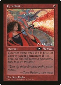 Pyroblast (4th Place) (Oversized) [Oversize Cards] | Pegasus Games WI