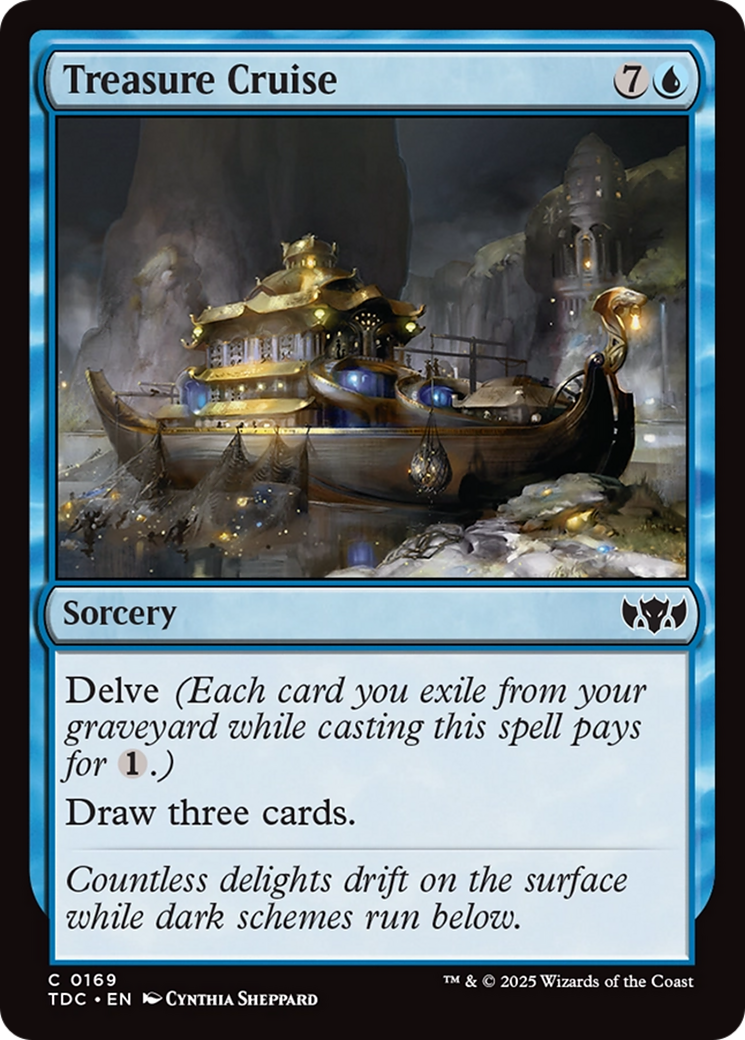 Treasure Cruise [Tarkir: Dragonstorm Commander] | Pegasus Games WI