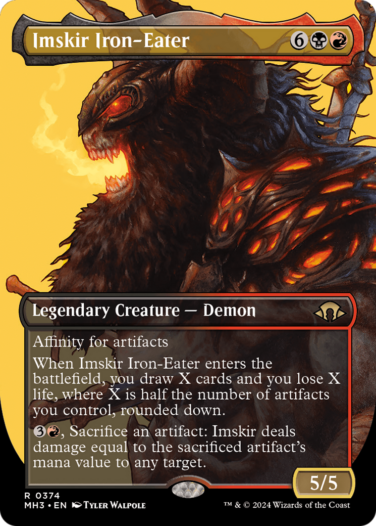 Imskir Iron-Eater (Borderless) [Modern Horizons 3] | Pegasus Games WI