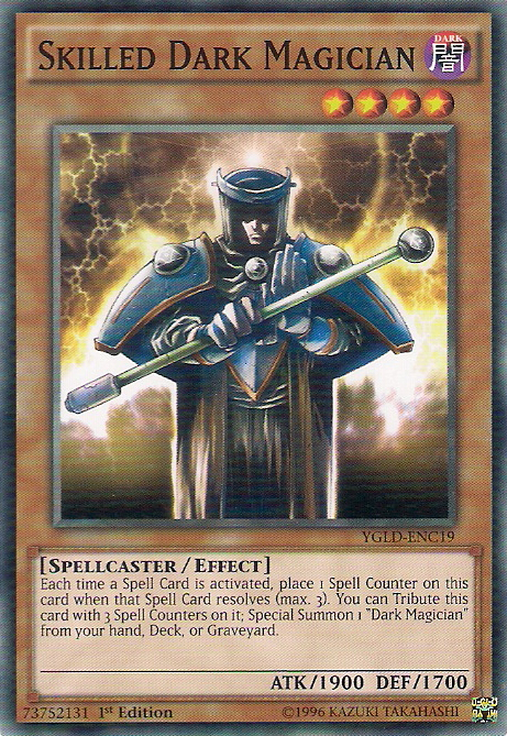 Skilled Dark Magician [YGLD-ENC19] Common | Pegasus Games WI