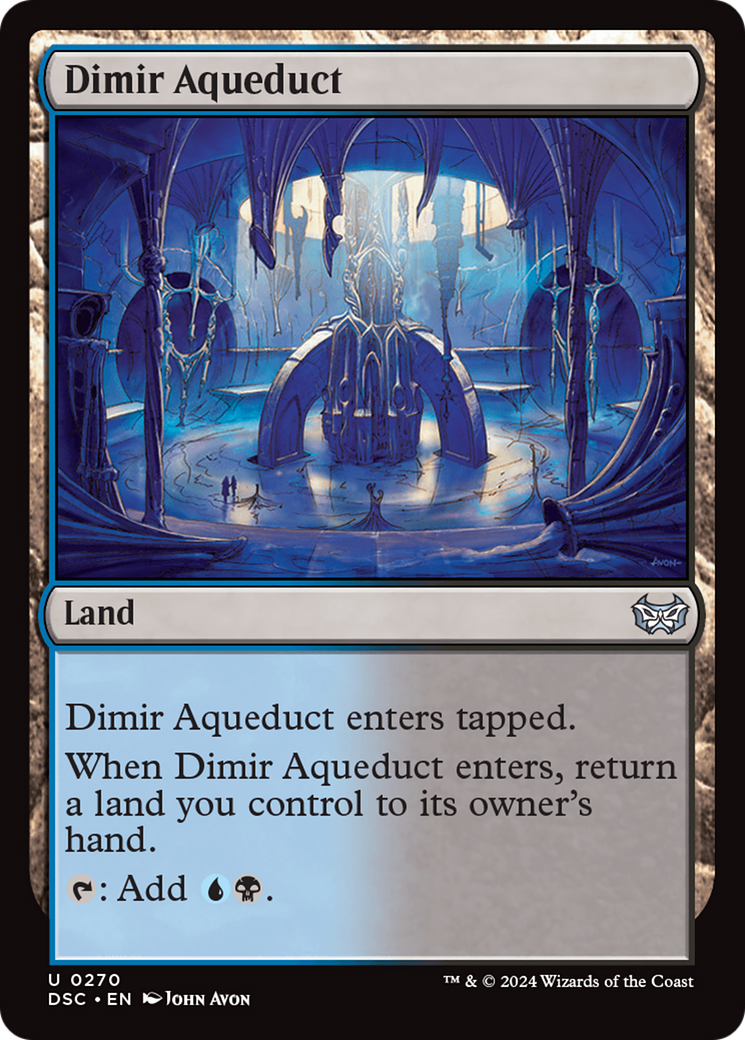 Dimir Aqueduct [Duskmourn: House of Horror Commander] | Pegasus Games WI