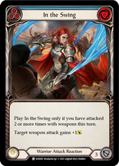 In the Swing (Blue) [EVR065] (Everfest)  1st Edition Rainbow Foil | Pegasus Games WI