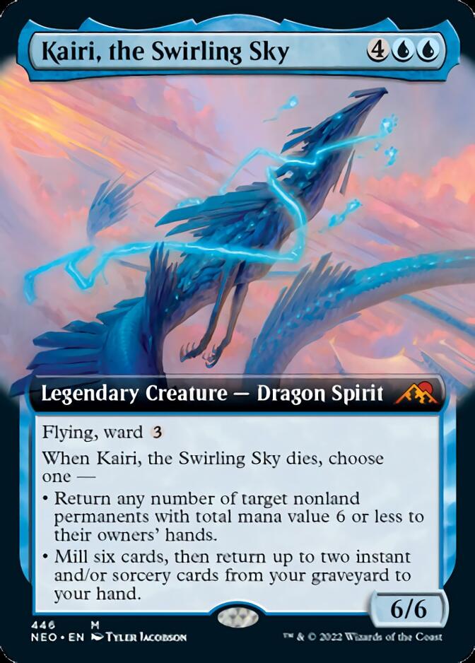 Kairi, the Swirling Sky (Extended Art) [Kamigawa: Neon Dynasty] | Pegasus Games WI