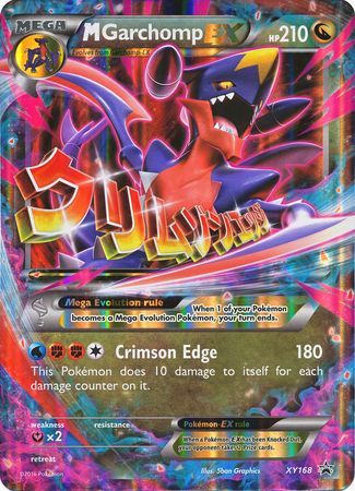 M Garchomp EX (XY168) (Jumbo Card) [XY: Black Star Promos] | Pegasus Games WI