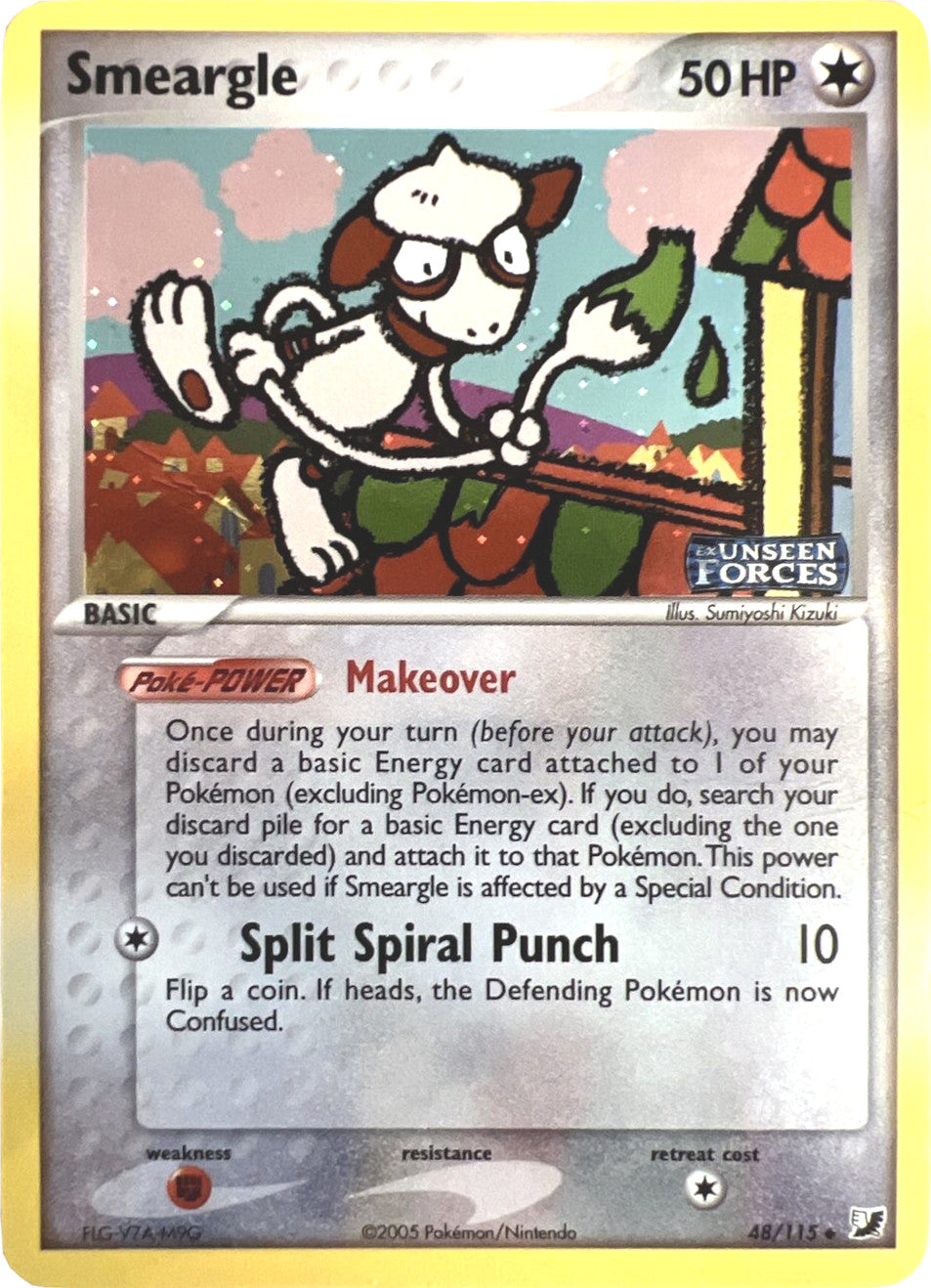 Smeargle (48/115) (Stamped) [EX: Unseen Forces] | Pegasus Games WI