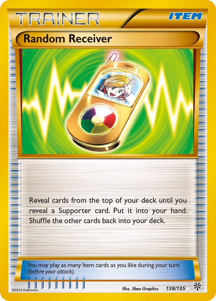 Random Receiver (138/135) [Black & White: Plasma Storm] | Pegasus Games WI