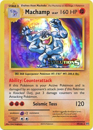 Machamp (59/108) (XY Evolutions Prerelease) [XY: Black Star Promos] | Pegasus Games WI