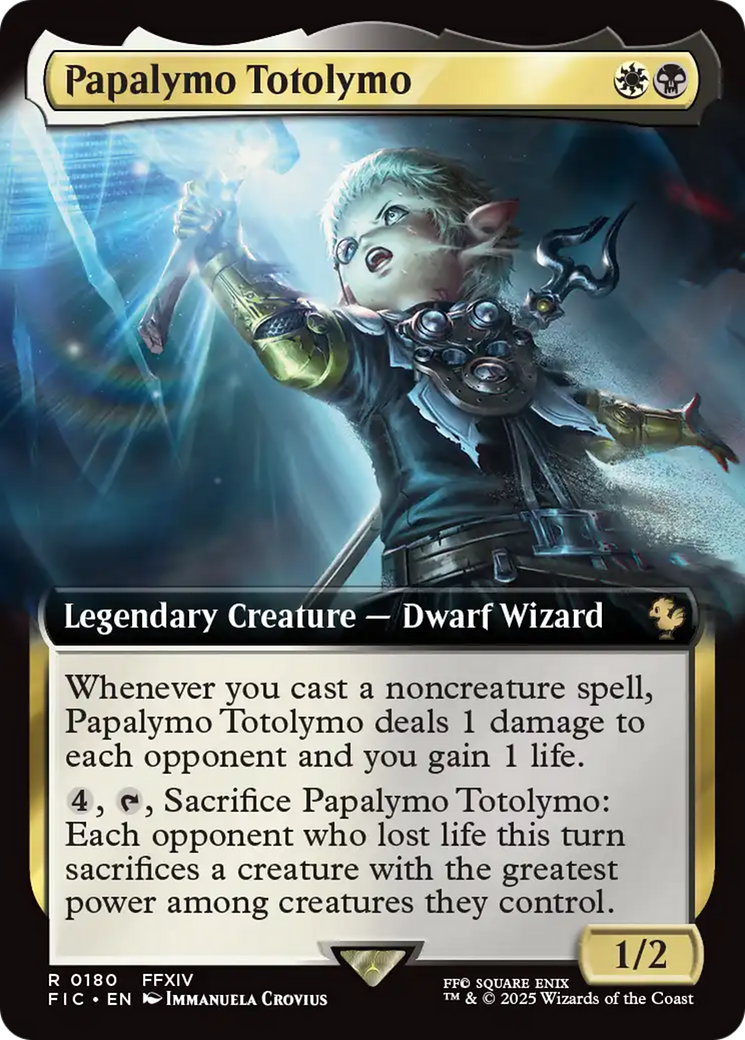 Papalymo Totolymo (Extended Art) [FINAL FANTASY Commander] | Pegasus Games WI
