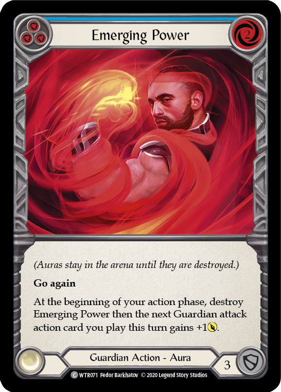 Emerging Power (Blue) [U-WTR071] (Welcome to Rathe Unlimited)  Unlimited Normal | Pegasus Games WI