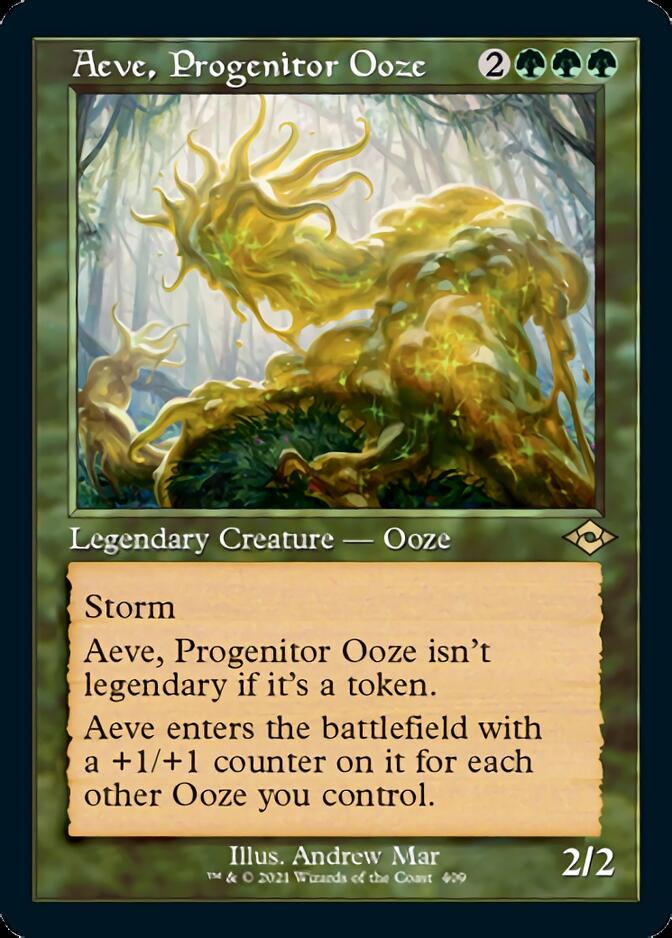 Aeve, Progenitor Ooze (Retro Foil Etched) [Modern Horizons 2] | Pegasus Games WI