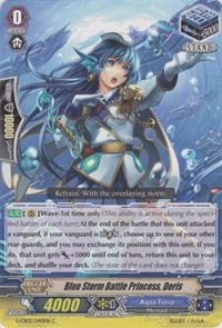 Blue Storm Battle Princess, Doris (G-CB02/040EN) [Commander of the Incessant Waves] | Pegasus Games WI