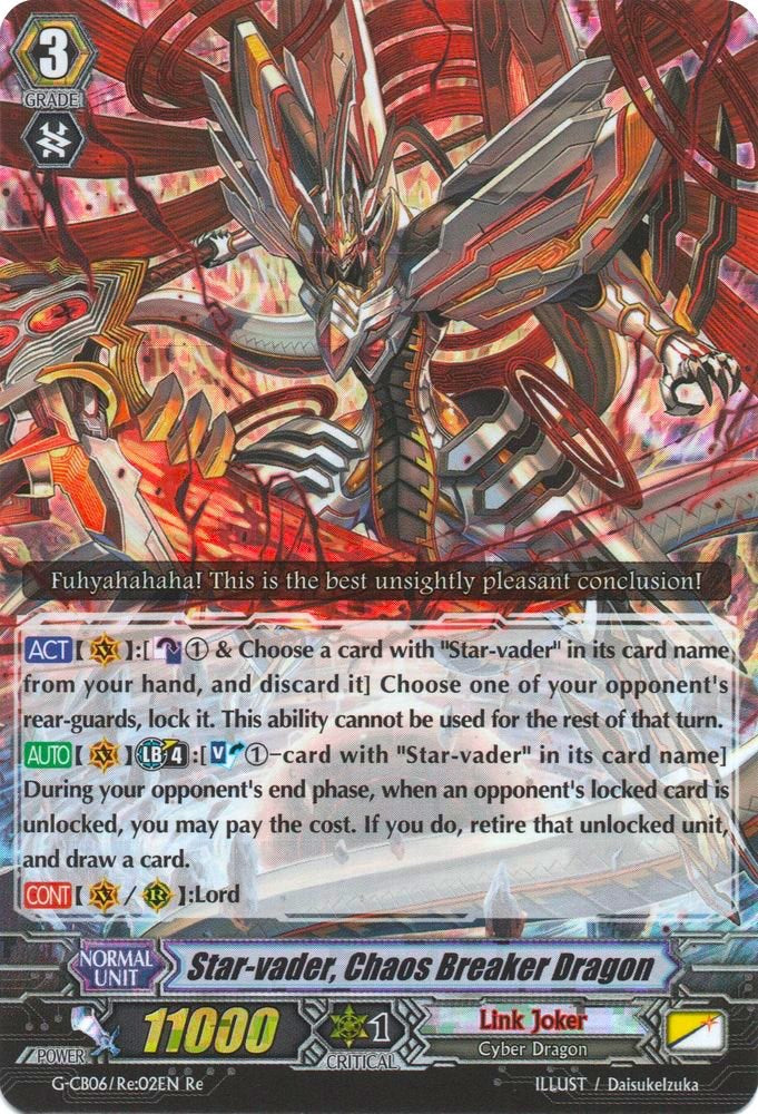 Star-vader, Chaos Breaker Dragon (G-CB06/Re:02EN) [Rondeau of Chaos and Salvation] | Pegasus Games WI