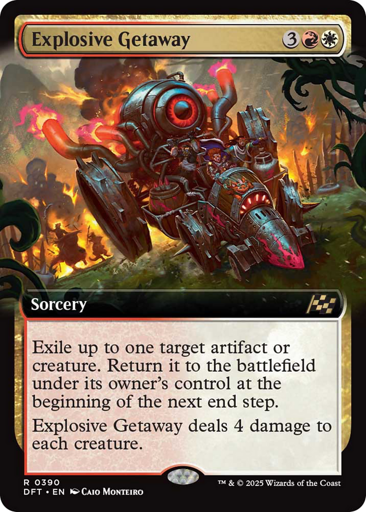 Explosive Getaway (Extended Art) [Aetherdrift] | Pegasus Games WI