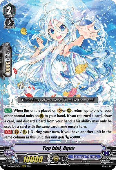 Top Idol, Aqua (D-VS01/070EN) [V Clan Collection Vol.1] | Pegasus Games WI