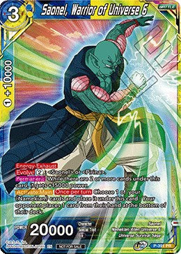 Saonel, Warrior of Universe 6 (Tournament Pack Vol. 8) (P-391) [Tournament Promotion Cards] | Pegasus Games WI