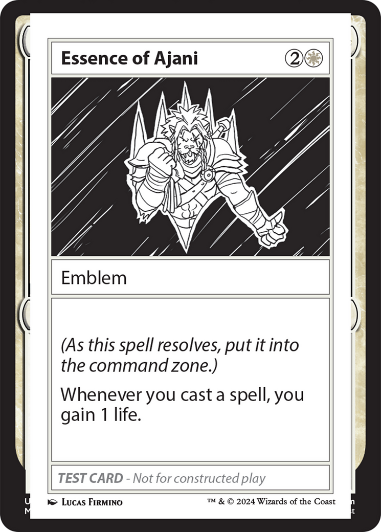 Essence of Ajani [Mystery Booster 2 Playtest Cards] | Pegasus Games WI