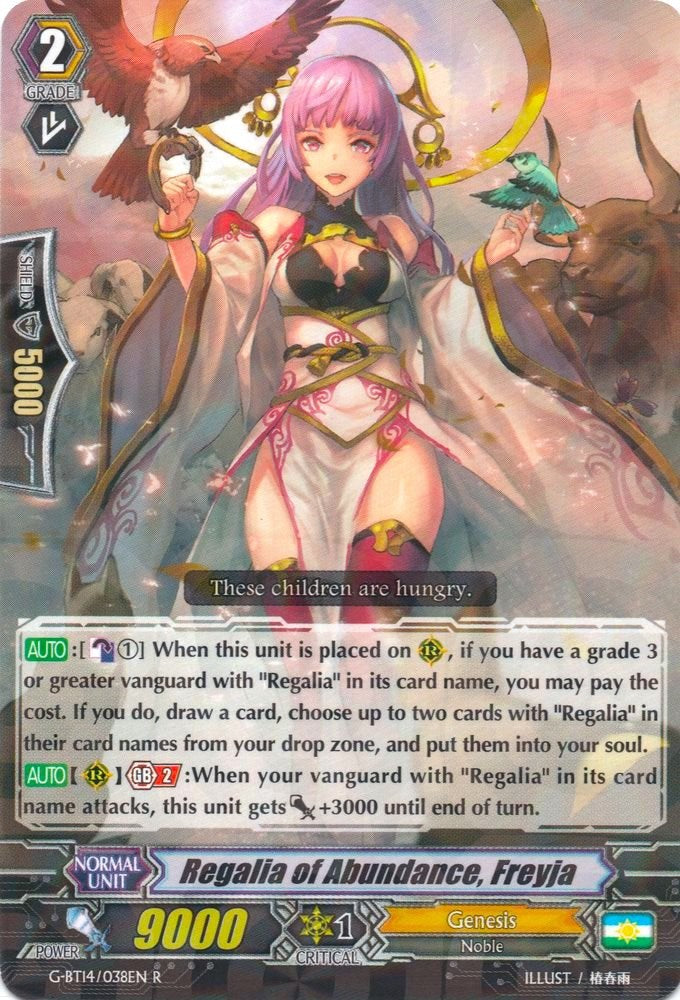 Regalia of Abundance, Freyja (G-BT14/038EN) [Divine Dragon Apocrypha] | Pegasus Games WI