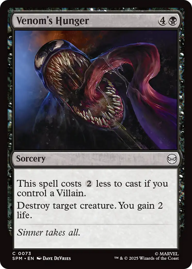Venom's Hunger [Marvel's Spider-Man] | Pegasus Games WI