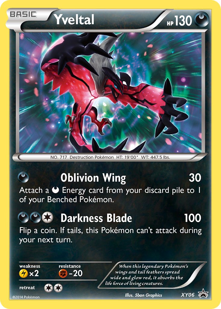 Yveltal (XY06) [XY: Black Star Promos] | Pegasus Games WI