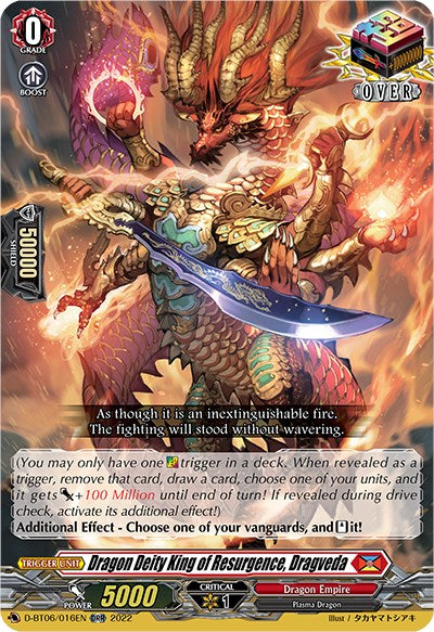 Dragon Deity King of Resurgence, Dragveda (D-BT06/016EN) [Blazing Dragon Reborn] | Pegasus Games WI