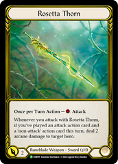 Rosetta Thorn (Golden) [FAB099] (Promo)  Cold Foil | Pegasus Games WI