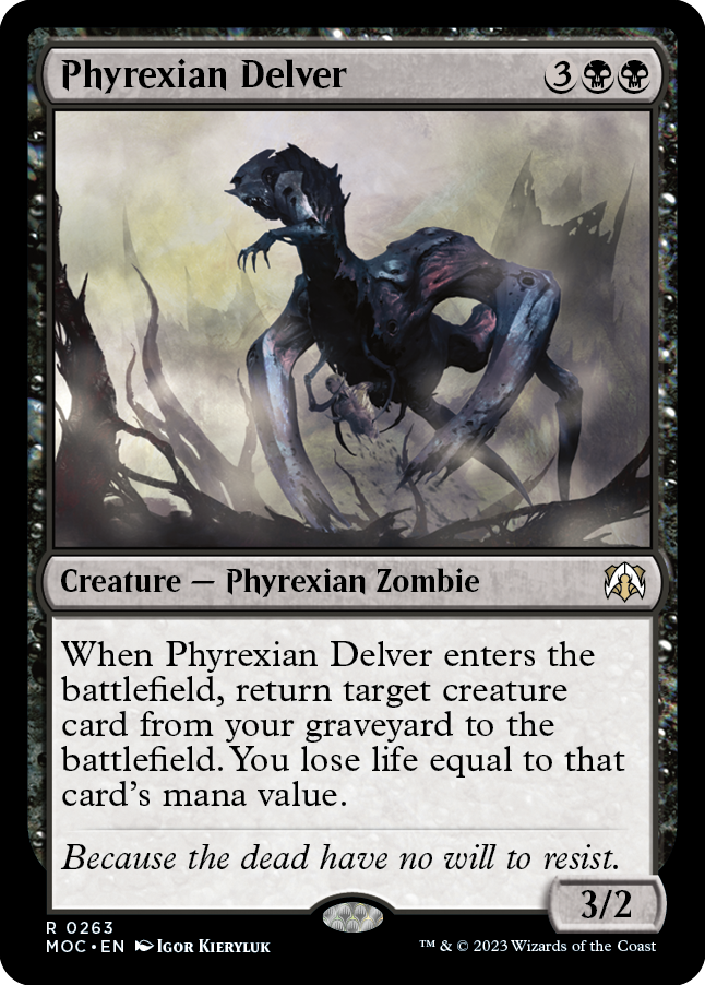 Phyrexian Delver [March of the Machine Commander] | Pegasus Games WI