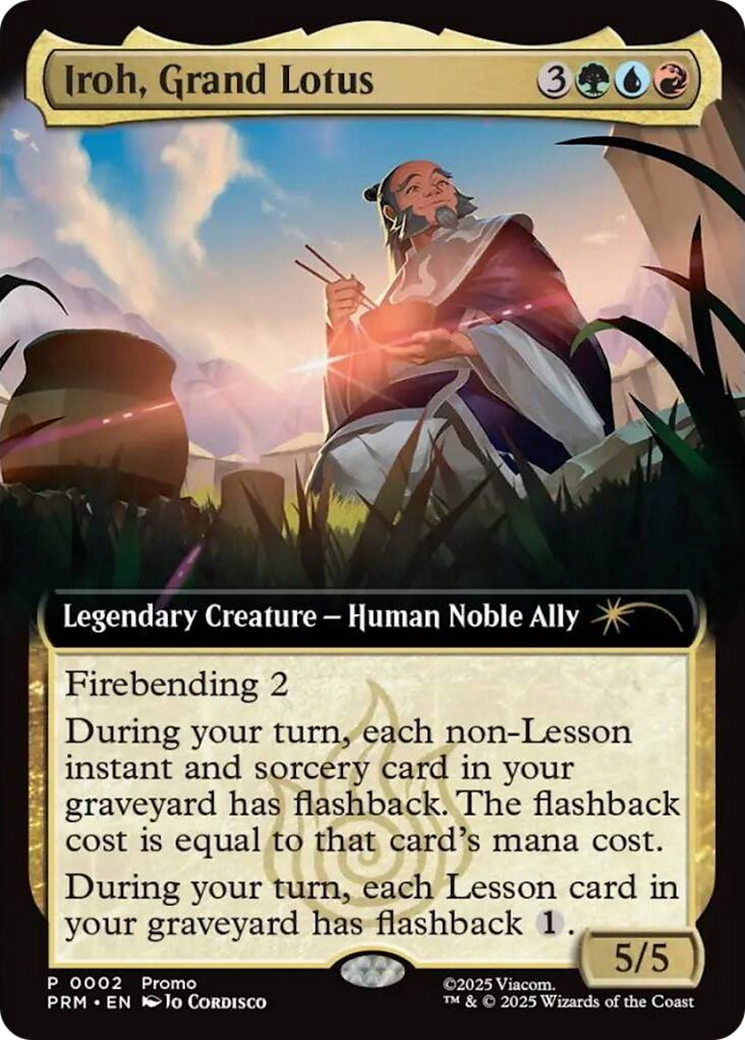 Iroh, Grand Lotus (Extended Art) [Avatar: The Last Airbender Promos] | Pegasus Games WI
