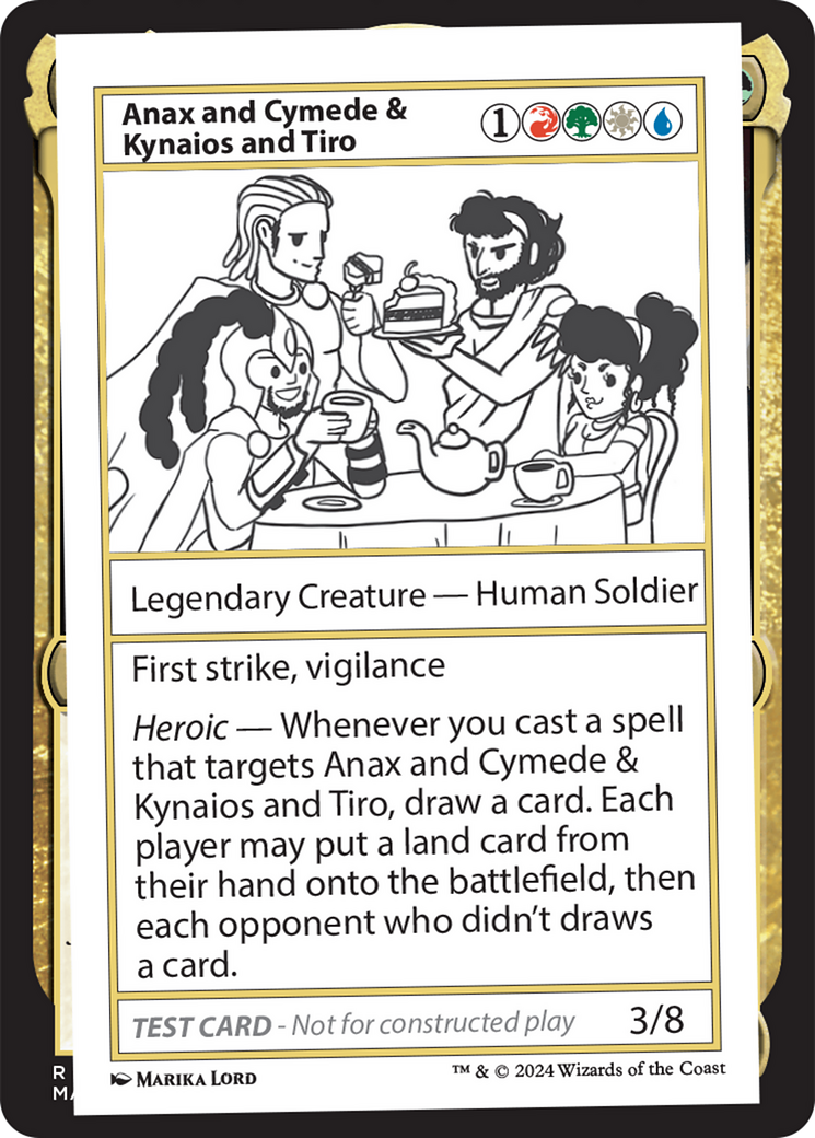 Anax and Cymede & Kynaios and Tiro [Mystery Booster 2 Playtest Cards] | Pegasus Games WI