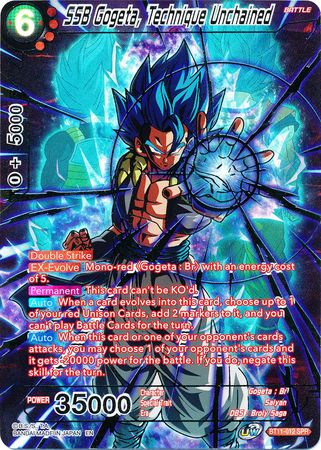 SSB Gogeta, Technique Unchained (SPR) (BT11-012) [Vermilion Bloodline] | Pegasus Games WI