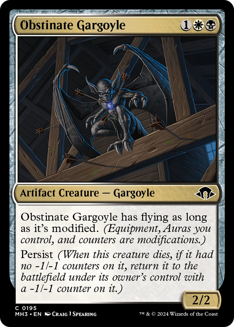 Obstinate Gargoyle [Modern Horizons 3] | Pegasus Games WI