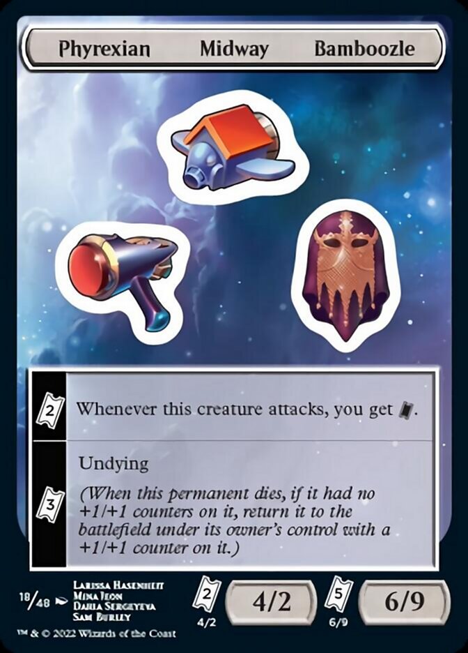 Phyrexian Midway Bamboozle [Unfinity Stickers] | Pegasus Games WI