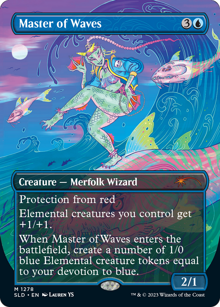 Master of Waves (Borderless) [Secret Lair Drop Series] | Pegasus Games WI