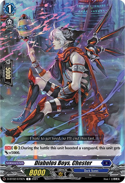 Diabolos Boys, Chester (D-BT02/079EN) [A Brush with the Legends] | Pegasus Games WI