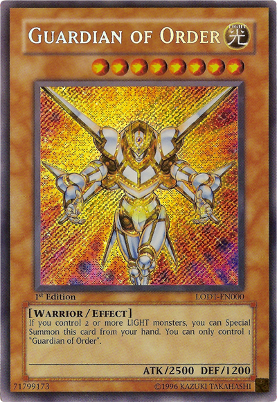 Guardian of Order [LODT-EN000] Secret Rare | Pegasus Games WI