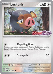 Lechonk (154/198) (Store Promo) [Scarlet & Violet: Base Set] | Pegasus Games WI