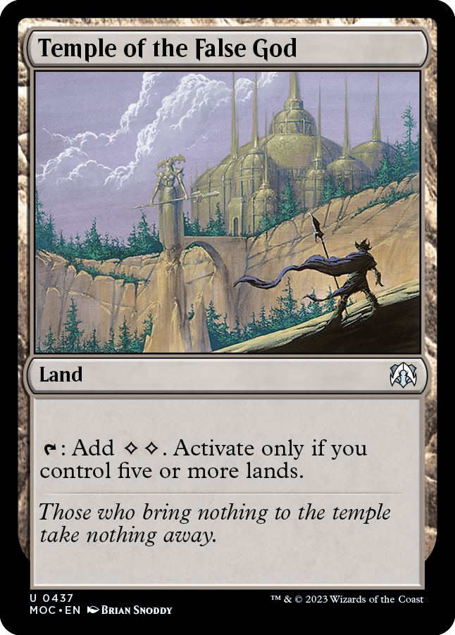Temple of the False God [March of the Machine Commander] | Pegasus Games WI
