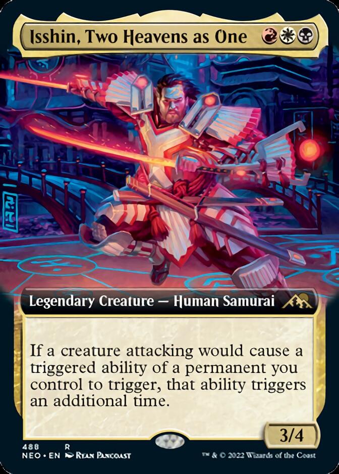 Isshin, Two Heavens as One (Extended Art) [Kamigawa: Neon Dynasty] | Pegasus Games WI